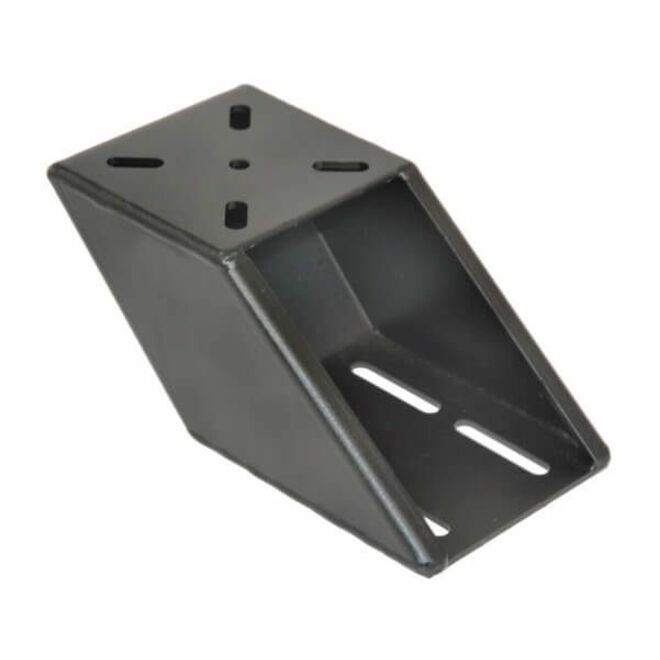 Havis Mounting Bracket for Telescoping Pole, Mounting Base - Black - TAA Compliant