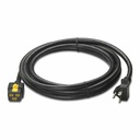 APC NetShelter Power Cord, Locking, IEC C19 to NEMA 5-20P, 3.0m
