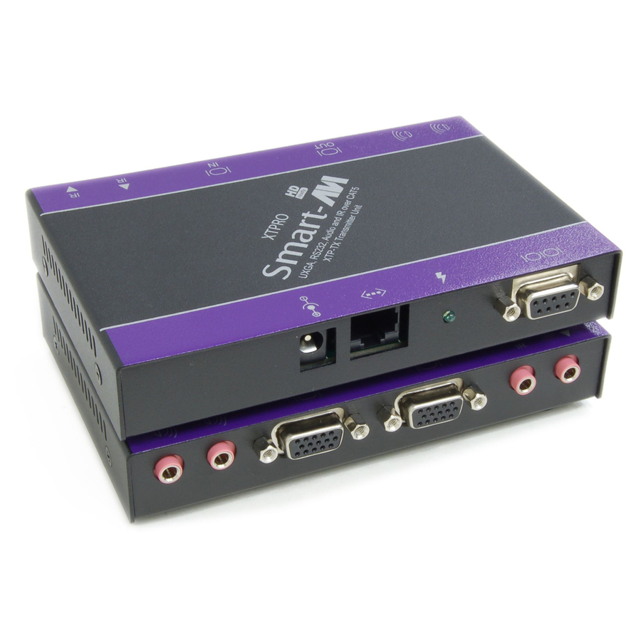 SmartAVI UXGA/Audio/RS-232/IR Point-to-Point CAT5 Extender