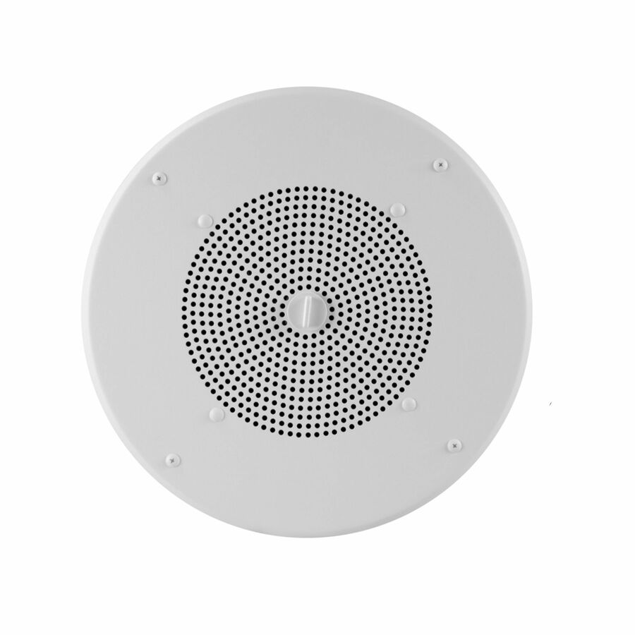 Valcom V-1020C Ceiling Mountable, Flush Mount Speaker - 1 W RMS - Semi-gloss White
