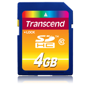 Transcend TS4GSDHC10 4 GB SDHC