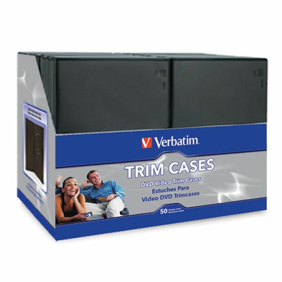 Verbatim CD/DVD Black Video Trimcases - 50pk