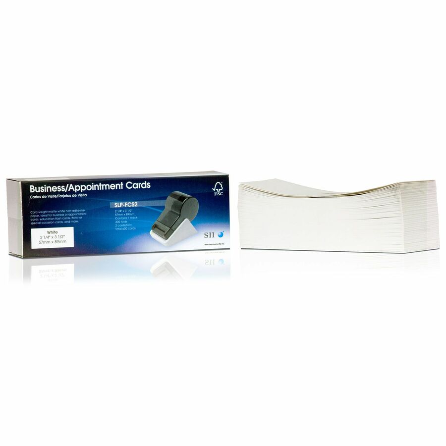 Seiko Business Card / Appointment Cards Fan Fold Stock