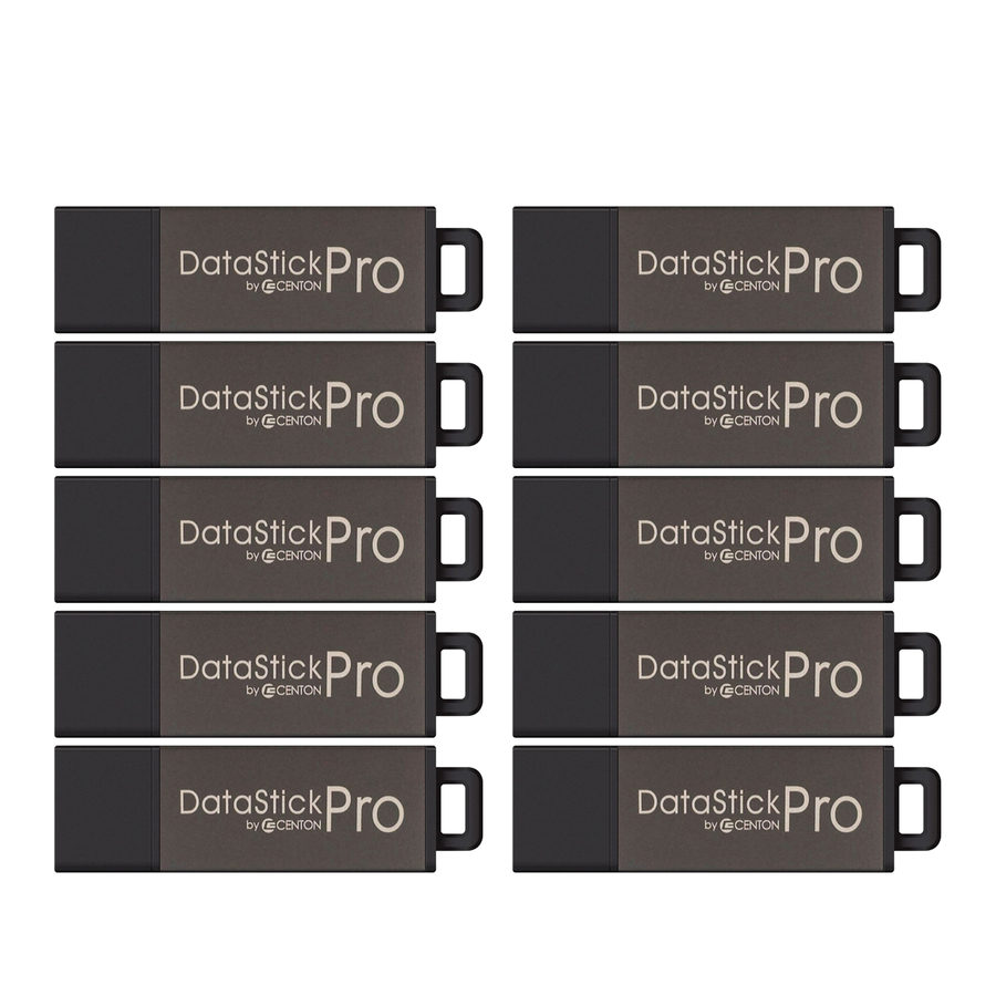 Centon 2GB DataStick Pro USB 2.0 Flash Drive - 10 Pack