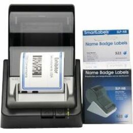 Seiko Name Badge Label with Blue Border