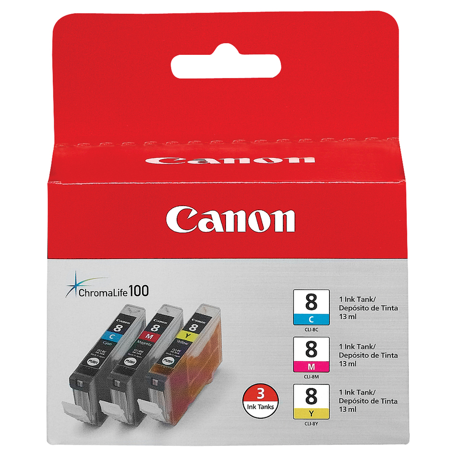 Canon CLI-8 Tri Color Ink Cartridges