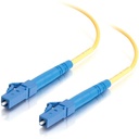 C2G-5m LC-LC 9/125 OS1 Simplex Singlemode Fiber Optic Cable (Plenum-Rated) - Yellow