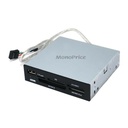 Monoprice 3.5 Inches Internal USB 2.0 52-in-1 Memory Card Reader/Writer - 3 Color