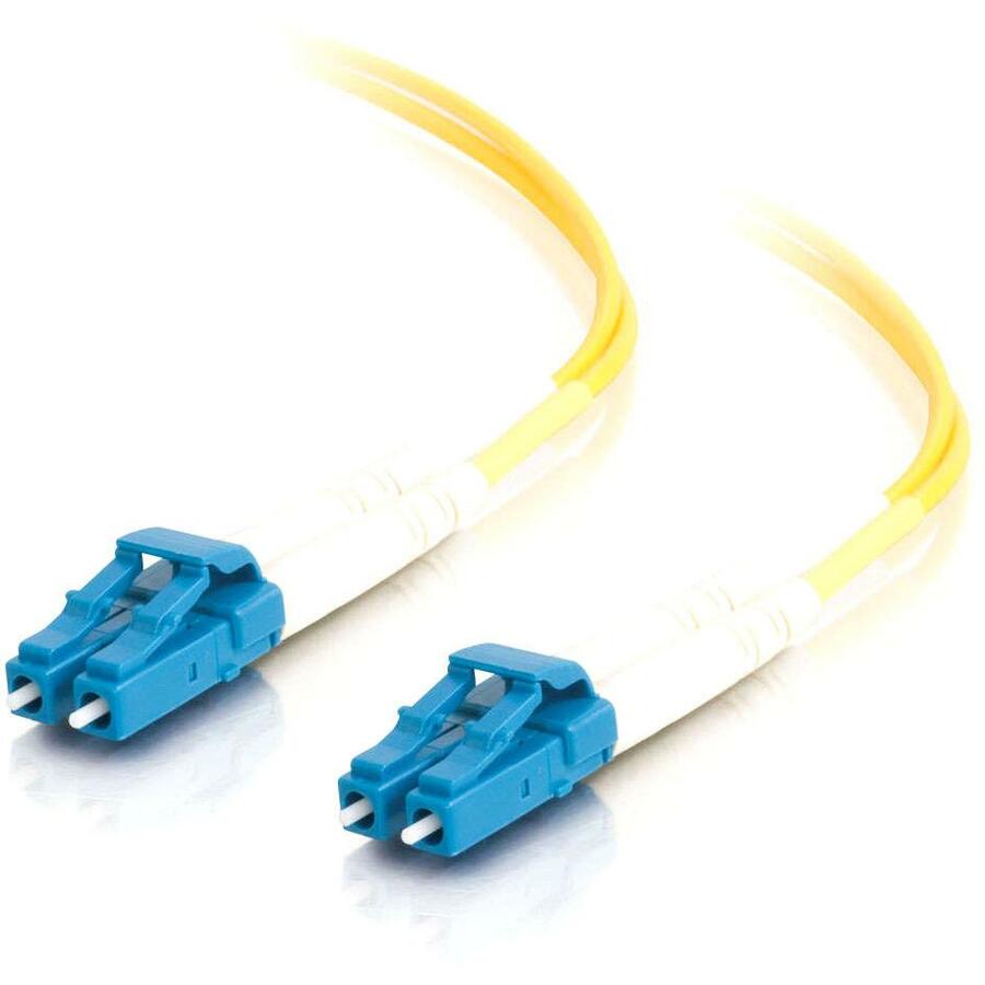 C2G-1m LC-LC 9/125 OS1 Duplex Singlemode Fiber Optic Cable (Plenum-Rated) - Yellow
