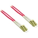 C2G-10m LC-LC 62.5/125 OM1 Duplex Multimode Fiber Optic Cable (Plenum-Rated) - Red