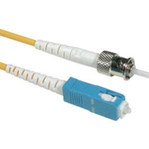C2G-3m SC-ST 9/125 OS1 Simplex Singlemode PVC Fiber Optic Cable - Yellow