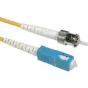 C2G-3m SC-ST 9/125 OS1 Simplex Singlemode PVC Fiber Optic Cable - Yellow