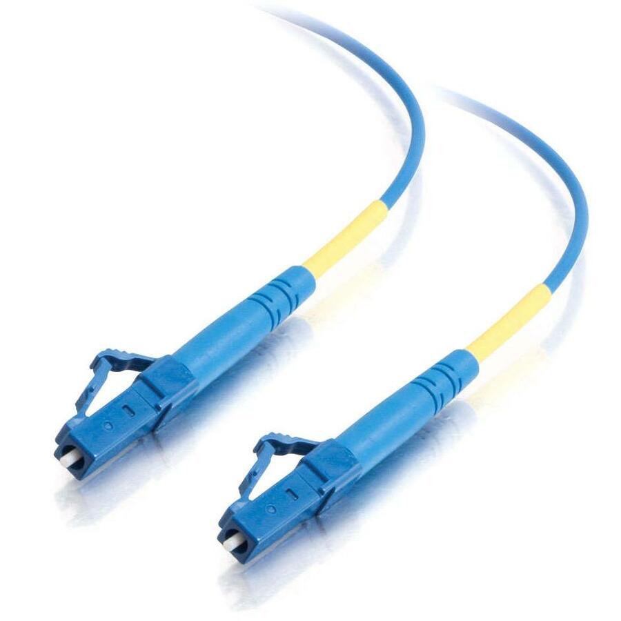 C2G-3m LC-LC 9/125 OS1 Simplex Singlemode PVC Fiber Optic Cable - Blue