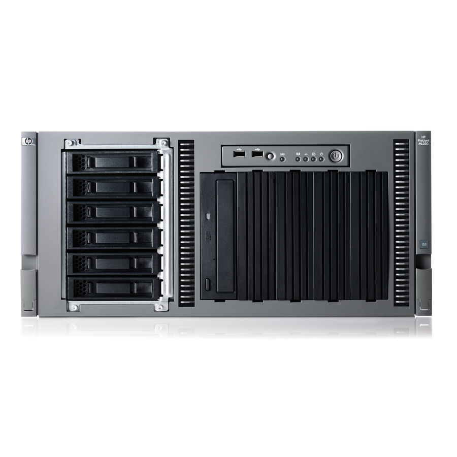 HPE ProLiant ML350 G5 5U Rack Server - 1 Xeon E5420 2.50 GHz - 2 GB RAM - Serial ATA, Serial Attached SCSI (SAS) Controller