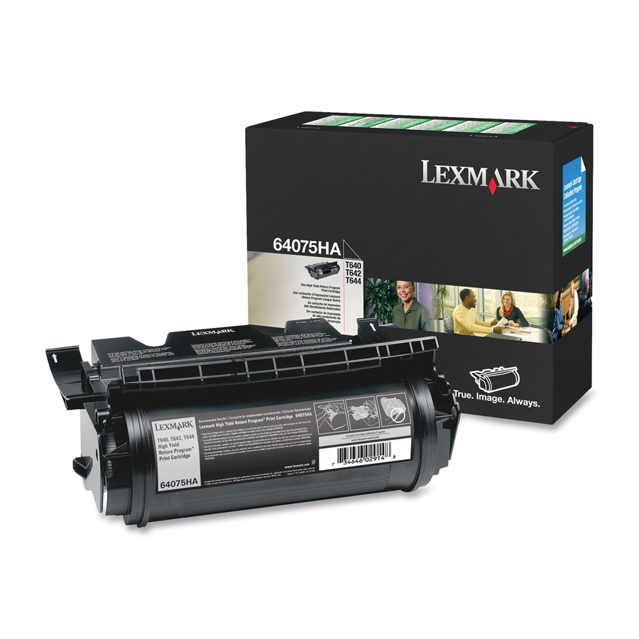 Lexmark Original Laser Toner Cartridge - Black Pack