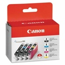 Canon CLI-8 Standard Yield Inkjet Ink Cartridge - Black, Cyan, Magenta, Yellow - 4 / Pack