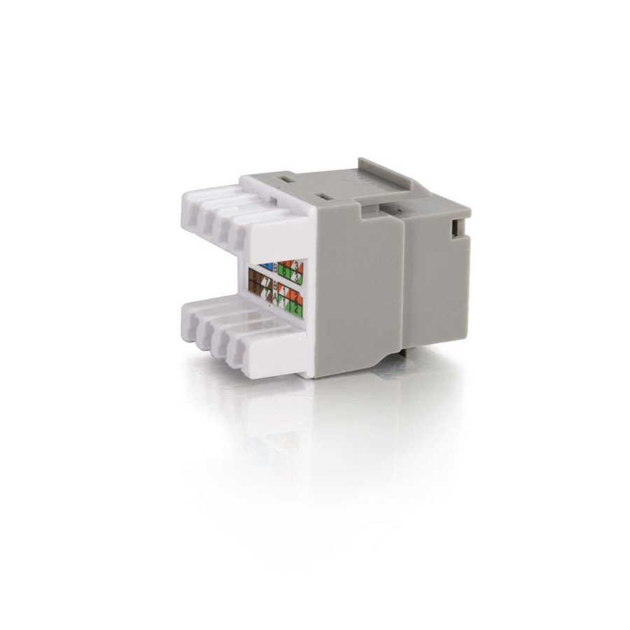 C2G Cat5E RJ45 UTP Keystone Jack - Gray