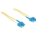 C2G 5m SC-SC 9/125 Duplex Single Mode OS2 Fiber Cable - Yellow - 16ft