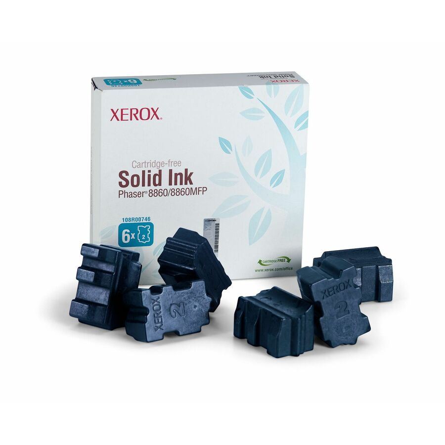 Xerox Genuine Phaser™ 8860/8860MFP Cyan Solid Ink (14000 Pages) - 108R00746