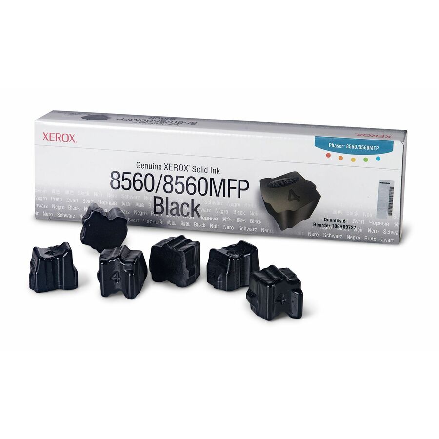 Xerox Genuine Phaser™ 8560/8560MFP Black Solid Ink (6800 Pages) - 108R00727