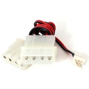 StarTech Fan Adapter - TX3 to 2X LP4 Power Y splitter Cable - 4 pin internal power (M) - 4 pin internal power, 3 pin internal power - 12in