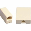 APC CAT 5 INLINE COUPLER, RJ45 FEMALE TO FEMALE, STRAIGHT THROUGH, WHITE