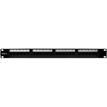 On-Q Cat 6 24-Port Rack Mount Patch Panel