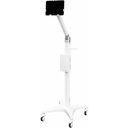 Capsa Healthcare - P-Series Cart (T3022) - Roll Stand - Fixed Height - Adjustable Long Arm - Tablet Holder