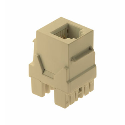 On-Q RJ25 (6P6C) Connector, Ivory (M20)