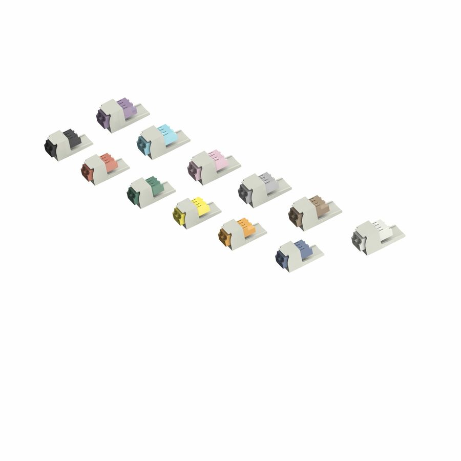 Panduit Mini-Com LC Duplex Keyed to Non-Keyed Fiber Adapter Module