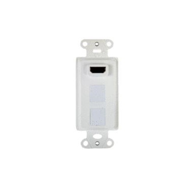 On-Q Pre-Configured HDMI 2-Port Strap, Black (M10)