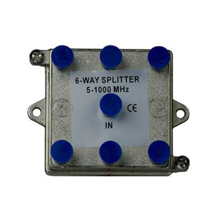 On-Q 6-Way Vertical Coax Splitter, 1 GHz