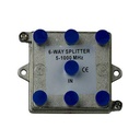 On-Q 6-Way Vertical Coax Splitter, 1 GHz