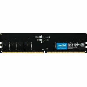 [15CrucialCT32G56C46U5] Micron 32GB DDR5 SDRAM Memory Module - For Desktop PC, Motherboard - 32 GB (1 x 32GB) - DDR5-5600/PC5-44800 DDR5 SDRAM - 5600 MHz - CL46 - 1.10 V - On-die ECC - Unbuffered - 288-pin - DIMM - Lifetime Warranty