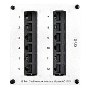 On-Q 12-Port Cat 6 Network Interface Module