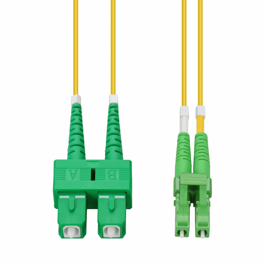 AddOn 5m ASC to ALC Yellow OS2 Duplex OFNR (Riser-Rated) SMF Fiber Patch Cable