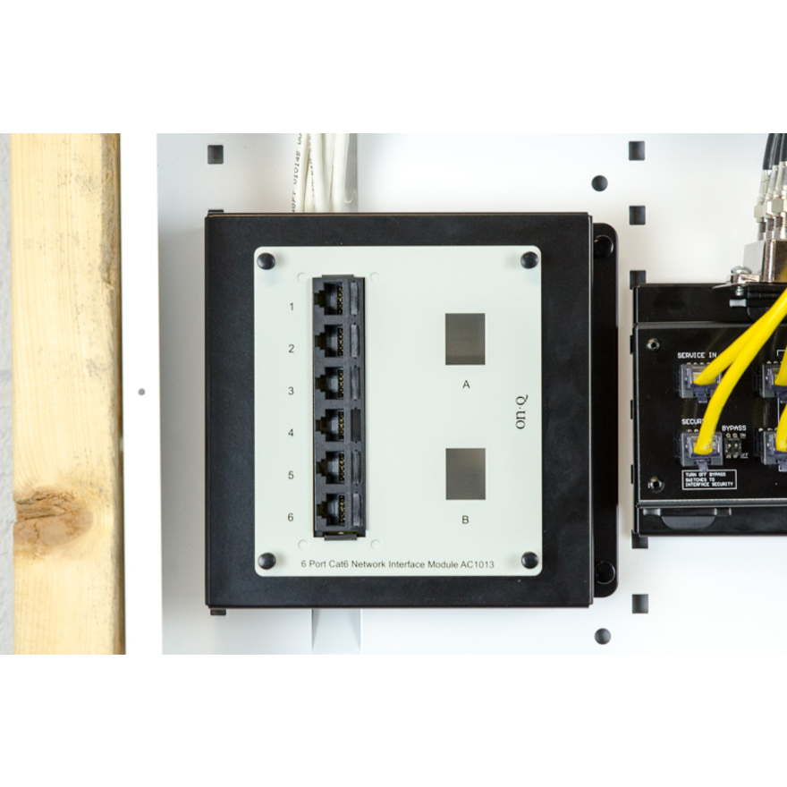 On-Q 6-Port Cat 5e Network Interface Module