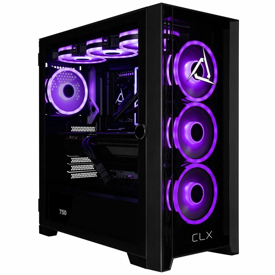 CLX SET TGMSETRXA5300BM Gaming Desktop Computer - AMD Ryzen 7 7800X3D - 32 GB - 2 TB SSD - Mid-tower - Black
