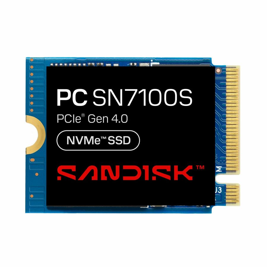 SanDisk PC SN7100S SDFPTSL-2T00 2 TB Solid State Drive - M.2 2230 Internal - PCI Express NVMe (PCI Express NVMe 4.0 x4)