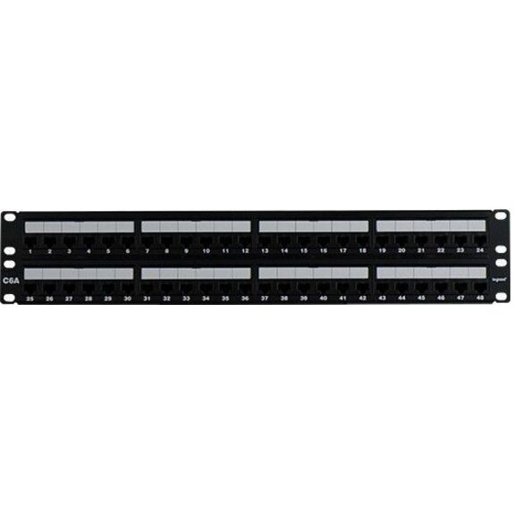 On-Q Cat 6A 48 Port Rack Mount Patch Panel