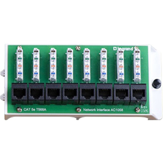 On-Q 8 Port Cat5e Network Interface Module