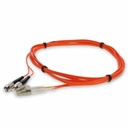 AddOn 3m LC to FC Orange OM1 Duplex OFNR (Riser-Rated) MMF Fiber Patch Cable