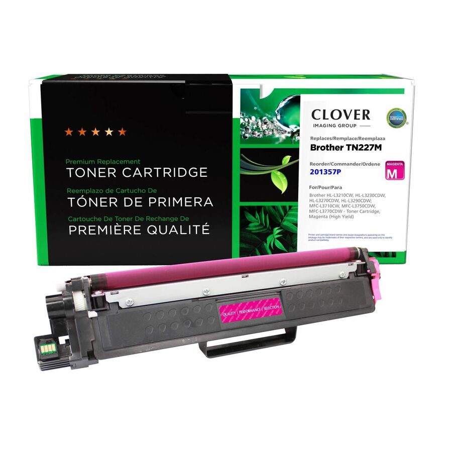 Clover Imaging Remanufactured High Yield Magenta Toner Cartridge for Brother TN227