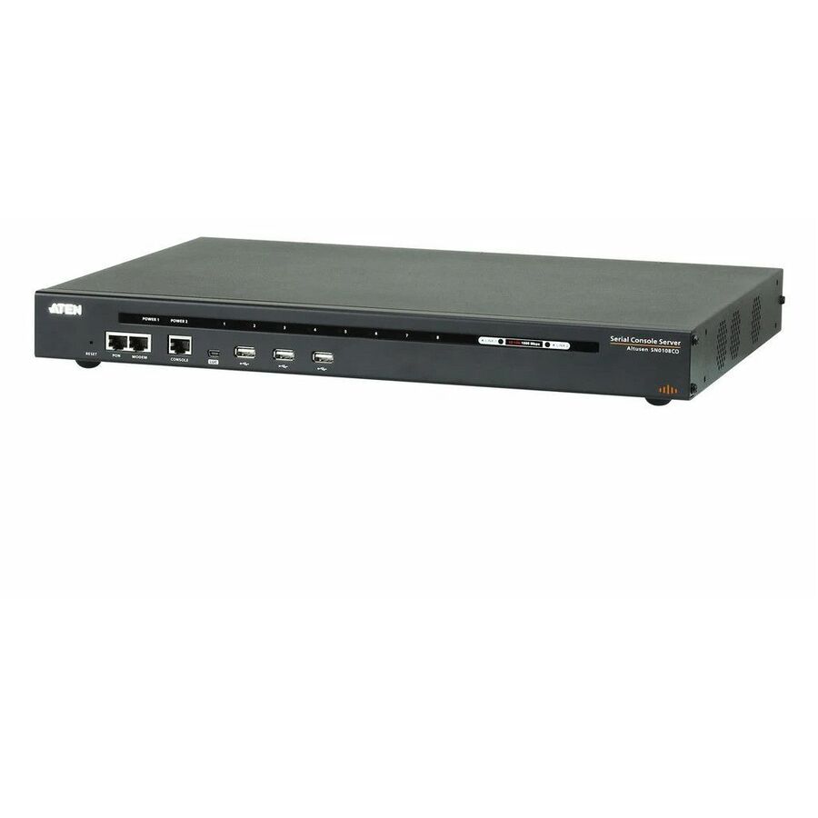 ATEN 8-Port Serial Console Server with Dual Power/LAN