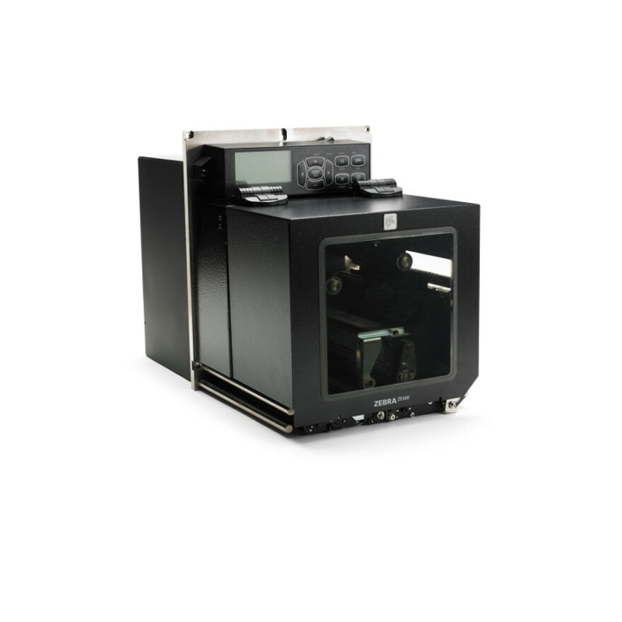 Zebra ZE500-6 Thermal Transfer Printer - Monochrome - Wall Mount - Label Print - Fast Ethernet - USB - Serial - Parallel