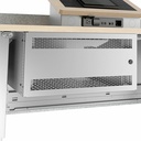 Middle Atlantic Forum Lectern 6RU Under Worksurface Rack in Graphite Powdercoat