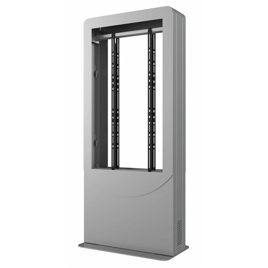 Portrait Back-to-Back Kiosks with Wheel Base