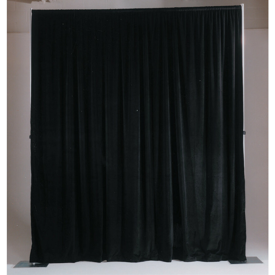 Da-Lite Background Drapery Panels - 12ft height x 13ft width - Black