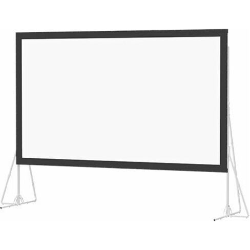 Da-Lite Heavy-Duty Fast-Fold Deluxe Screen System - Portable Folding Frame Projection Screen - 189in