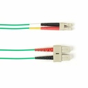 Black Box Colored Fiber OM4 50/125 Multimode Fiber Optic Patch Cable - OFNP Plenum